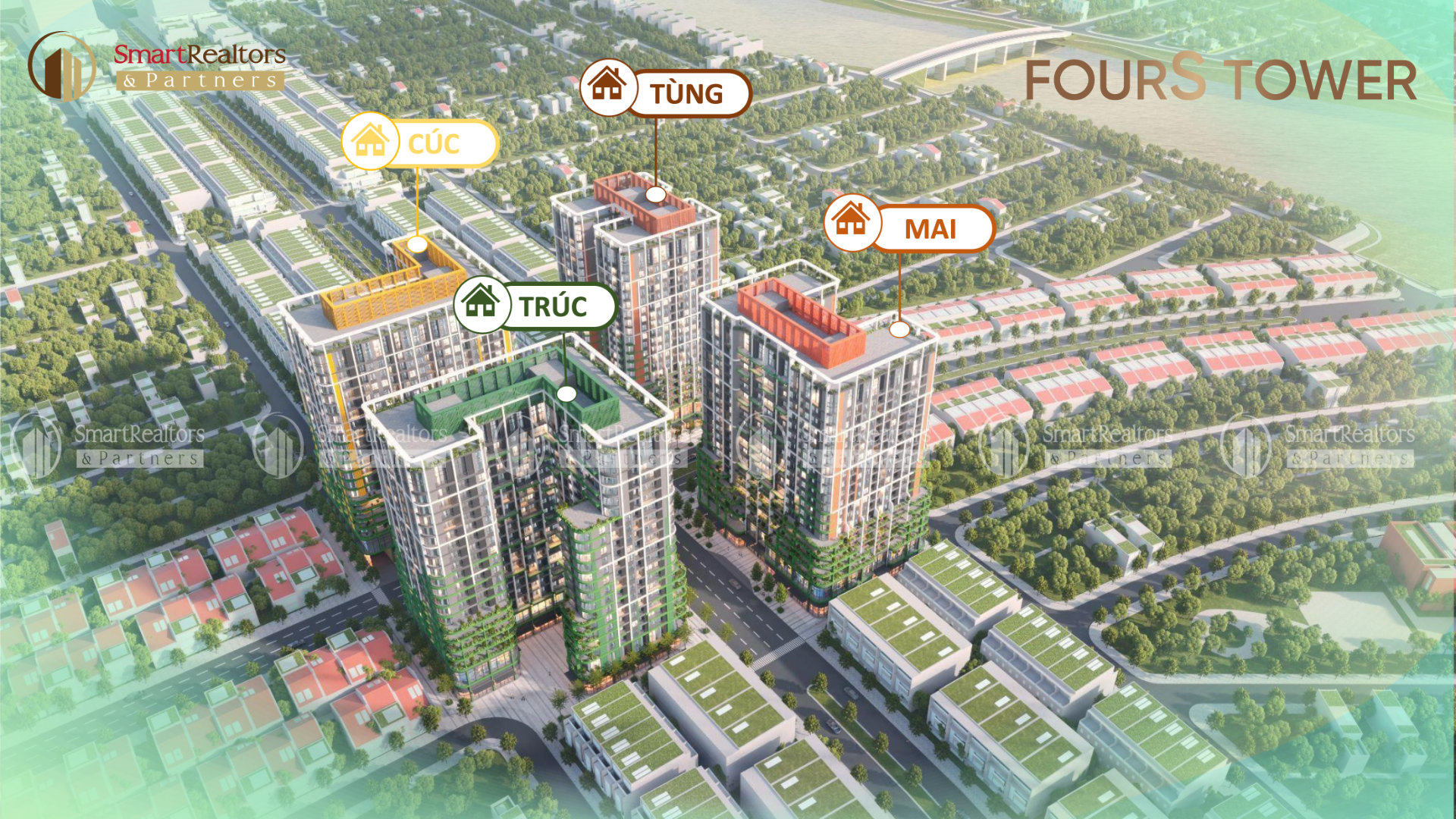 Mặt bằng FourS Tower