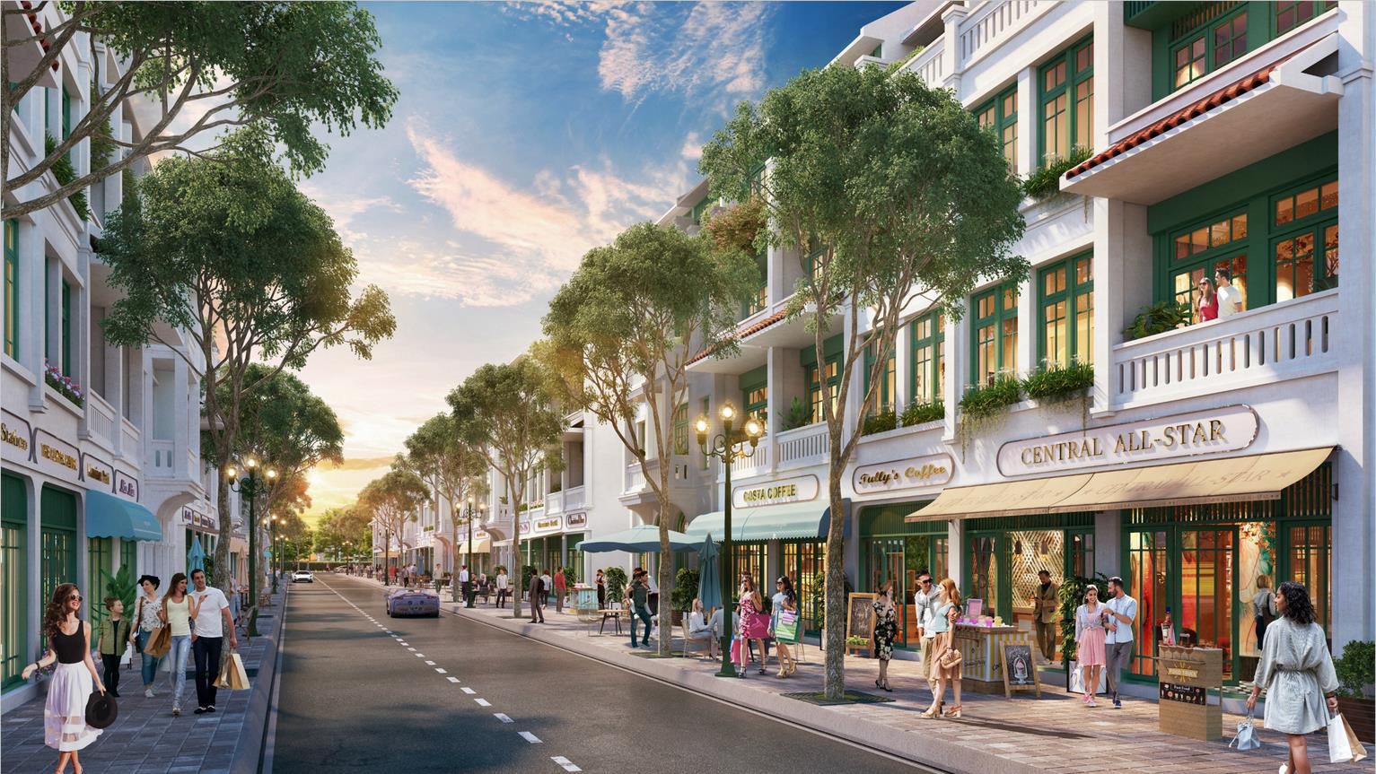 Shophouse Sun Urban City