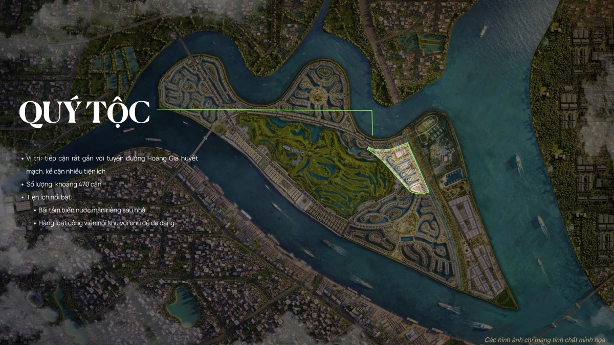 Vị trí phân khu quý tộc