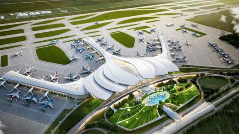 Sân bay Long Thành là một trong nhữung dự án tiêu biểu tạo cú hích cho thị trường nghỉ dưỡng Hồ Tràm 