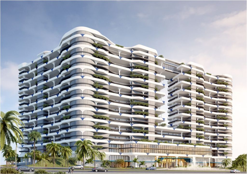 Phối cảnh mới nhất của tòa căn hộ du lịch Cam Ranh Bay Hotels Resorts.