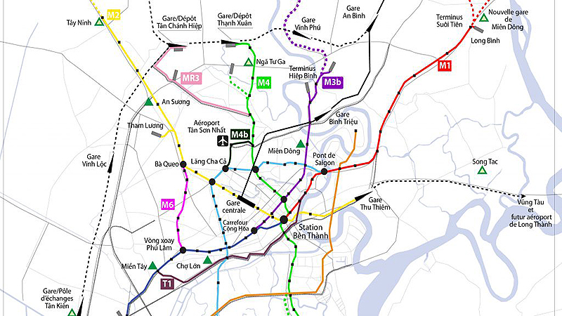 Tuyến metro số 4 là tuyến metro dài nhất với tổng vốn đầu tư lớn nhất trong 4 tuyến metro.