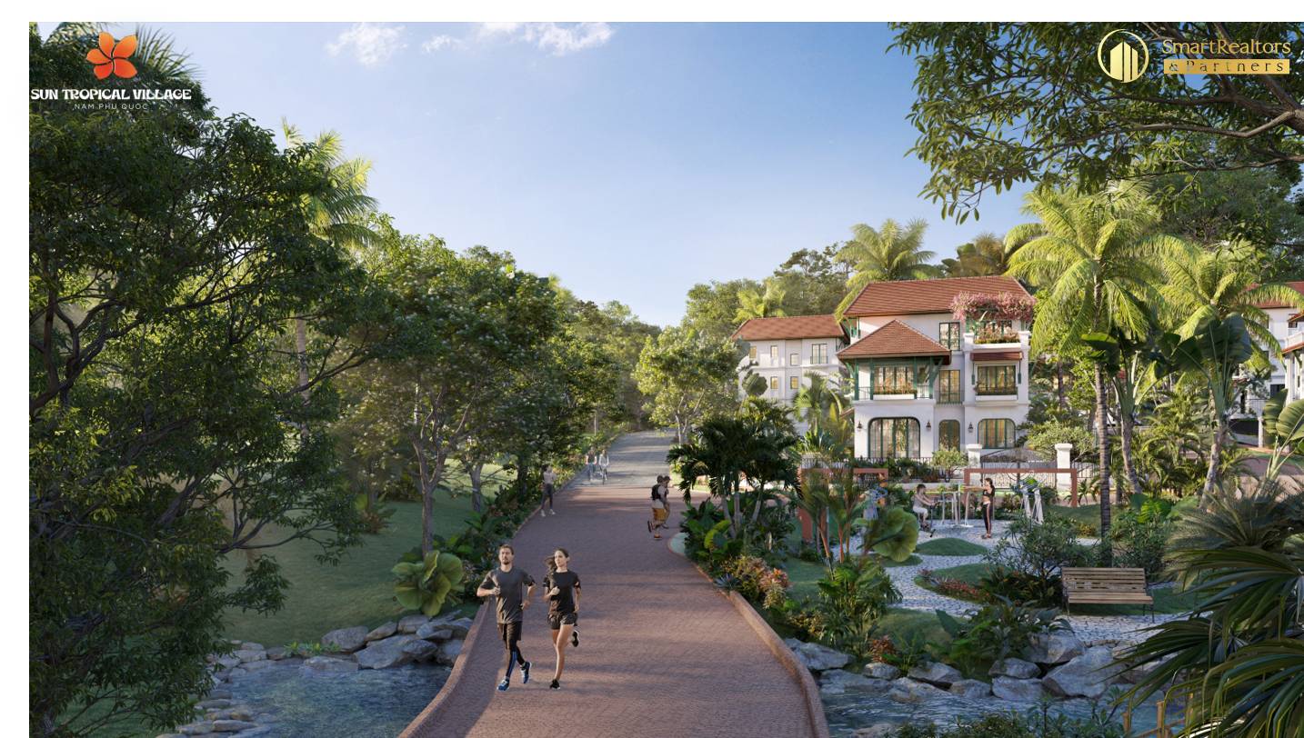 Thiết kế ba tầng thiên nhiên xanh của Sun Tropical Village
