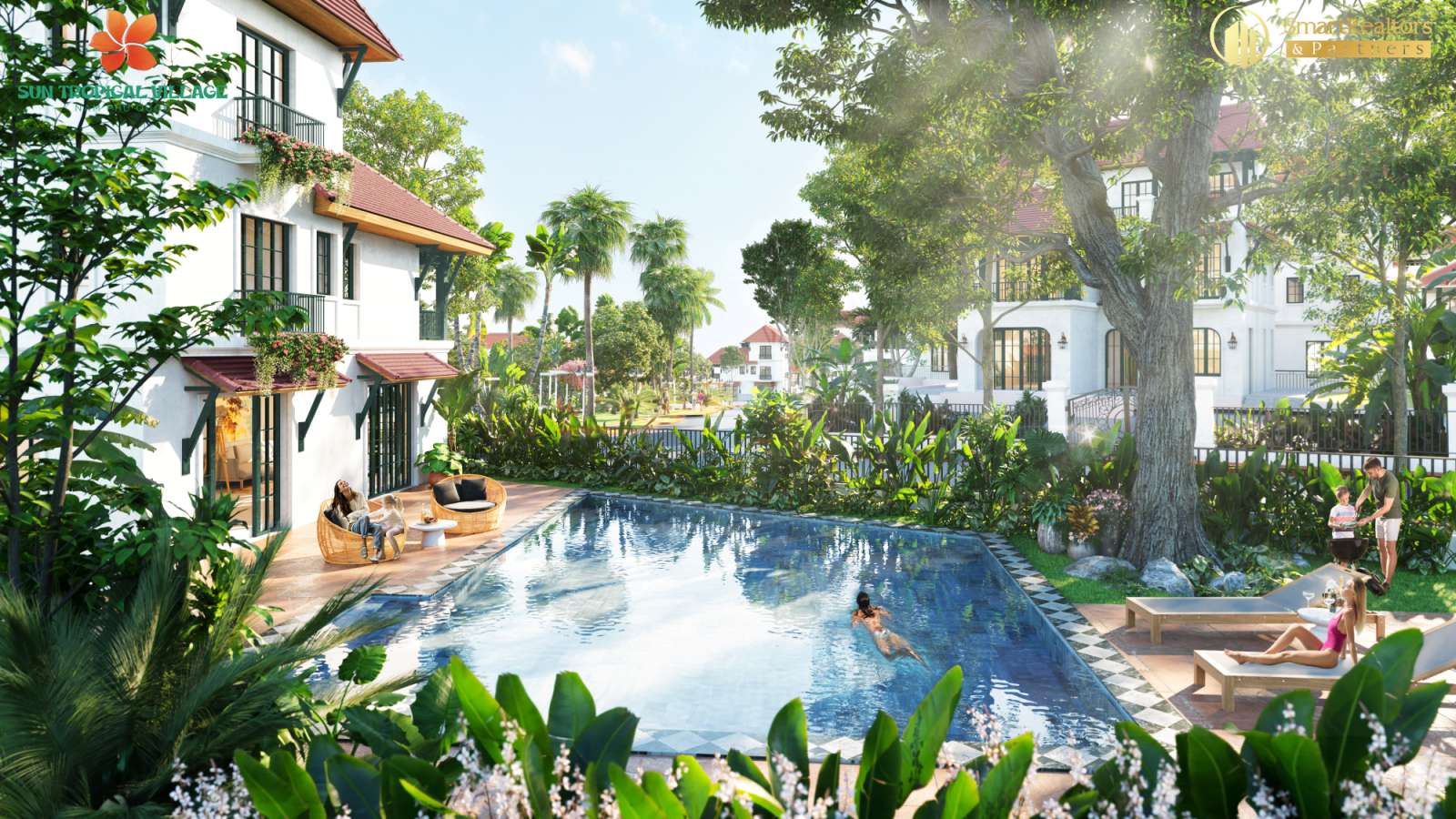 Dự án Sun Tropical Village Nam Phú Quốc với phong cách kiến trúc độc đáo
