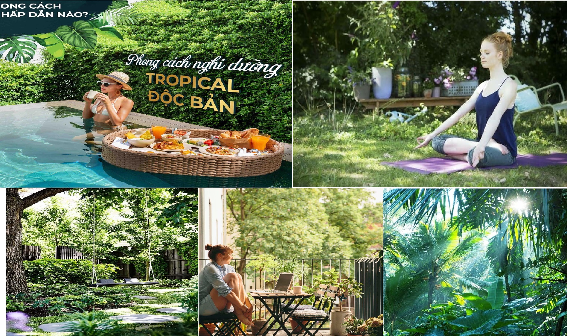 Phong cách Wellness, tận hưởng thiên nhiên dành cho những ai nghỉ dưỡng tại Sun Tropical Village Phú Quốc
