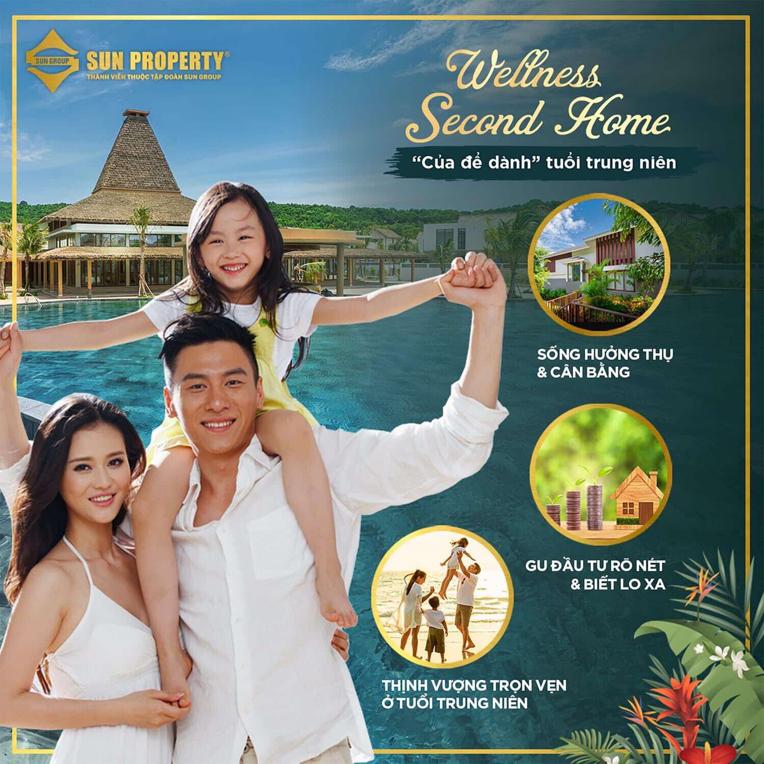 Những lợi ích tuyệt vời của biệt thự Wellness Second Home Phú Quốc, thích hợp làm nơi đầu tư cho dòng tiền nhàn rỗi
