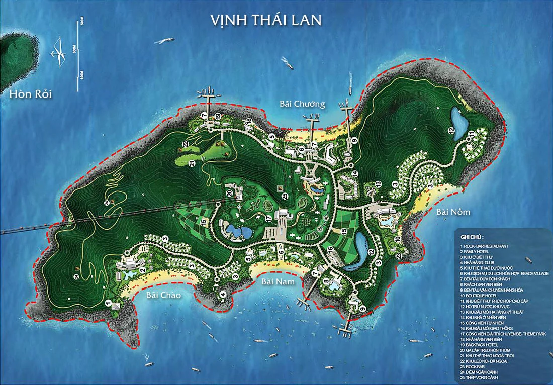 Tiềm năng sinh lời dự án Paradise Island Phú Quốc tăng nhờ vị trí kim cương của đảo Hòn Thơm Phú Quốc