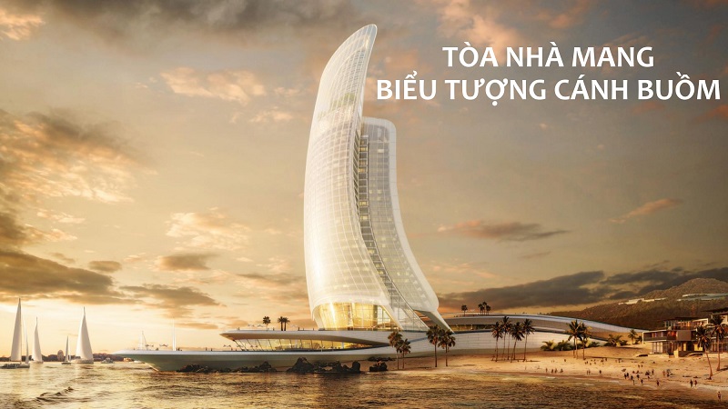 Tòa nhà cánh buồm biểu tượng đảo Hòn Thơm