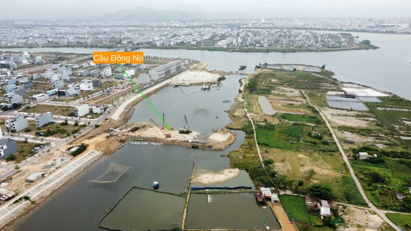 Dự án biệt thự đảo Đồng Nò do Sun Group làm chủ đầu tư tại Đà Nẵng đang được chuẩn bị thi công