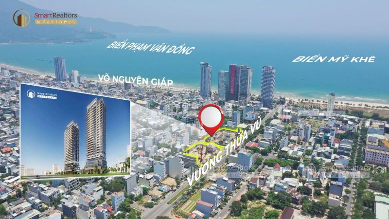 Căn hộ Sun Group Vương Thừa Vũ chỉ cách biển Phạm Văn Đồng 300m