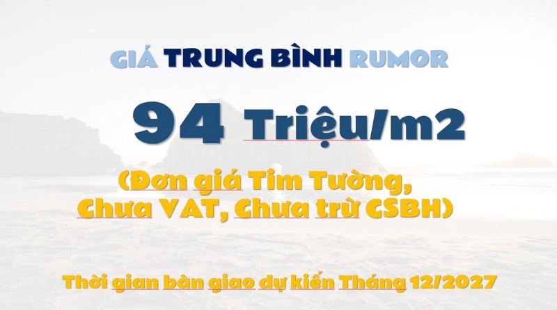 Giá bán Blanca City cập nhật mới nhất từ phía chủ đầu tư Sun Group
