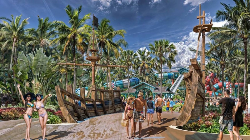 Sun World Vũng Tàu được thiết kế theo hành trình khám phá 4 chặng: từ làng chài Nam Bộ đến rừng nguyên sinh, tái hiện lịch sử phát triển của vùng đất biển.