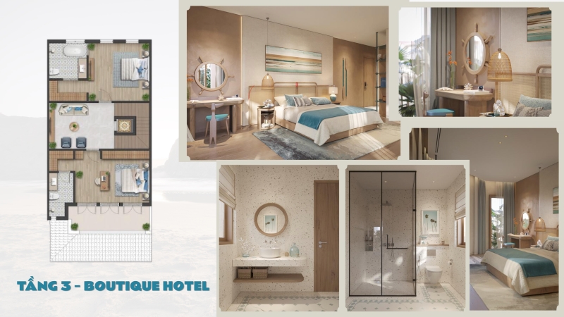 Thiết kế điển hình tầng 3 Casa Townhouse Blanca City