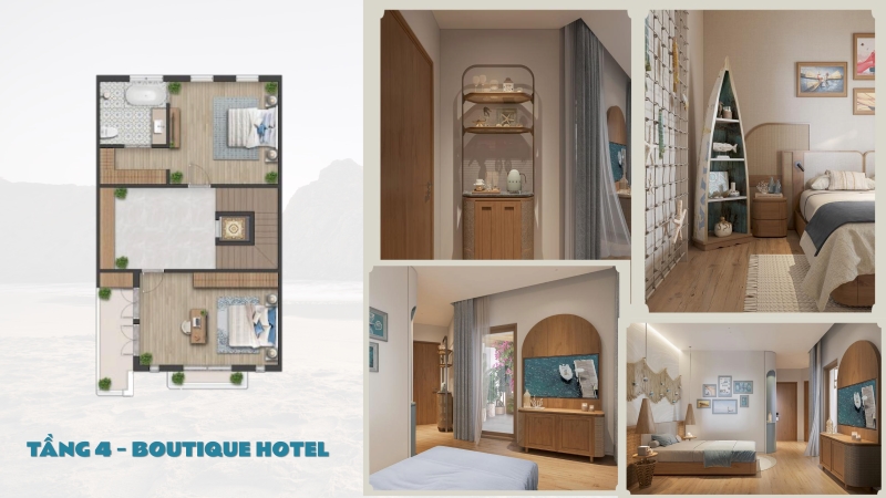 Thiết kế điển hình tầng 4 Casa Townhouse Blanca City