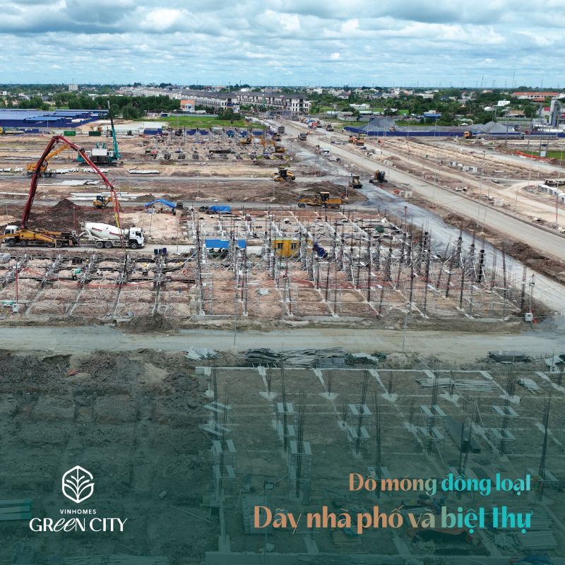 Tiến độ Vinhomes Green City tháng 7/2025 - Cập nhật mới nhất dự án tien-do-vinhomes-green-city-do-mong-dong-loat