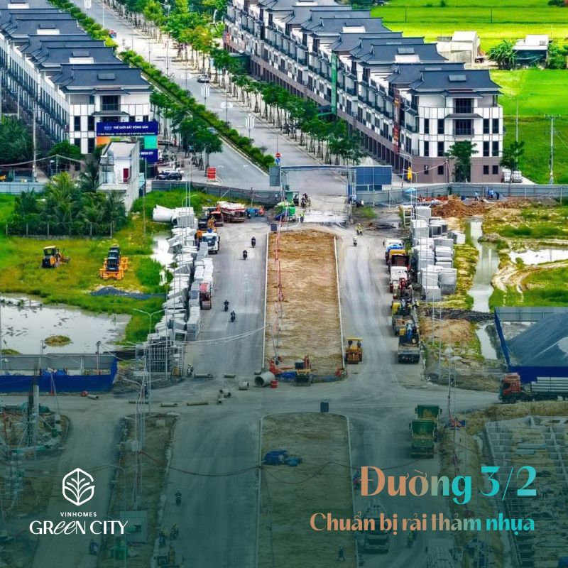 Tiến độ Vinhomes Green City tháng 7/2025 - Cập nhật mới nhất dự án tien-do-vinhomes-green-city-duong-3-thang-2