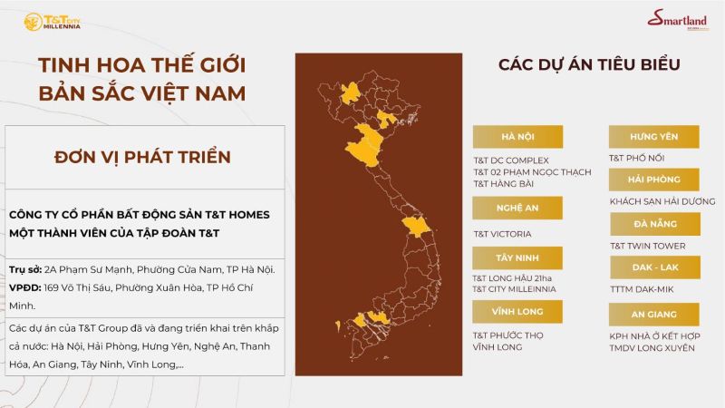 Chủ đầu tư TT City Millennia là ai? Tiềm năng và uy tín ra sao? cac-du-an-tieu-bieu-t&t-homes