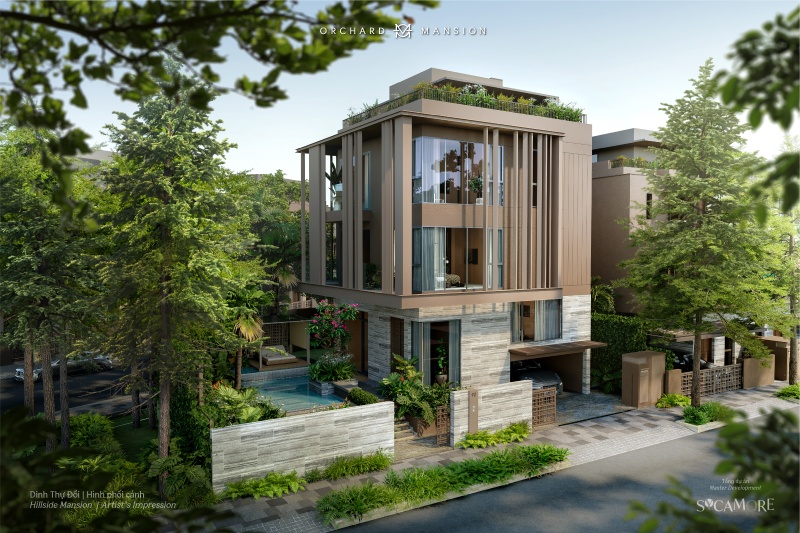 GIÁ BÁN ORCHARD MANSION 2025 – CẬP NHẬT BẢNG GIÁ & CHÍNH SÁCH THANH TOÁN MỚI NHẤT hinh-phoi-canh-Hillside Mansion