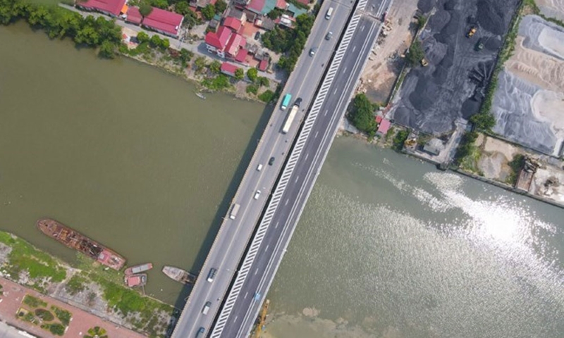 đường dẫn cầu Vân Hà Bắc Ninh – hạ tầng giao thông liên vùng đang hoàn thiện.