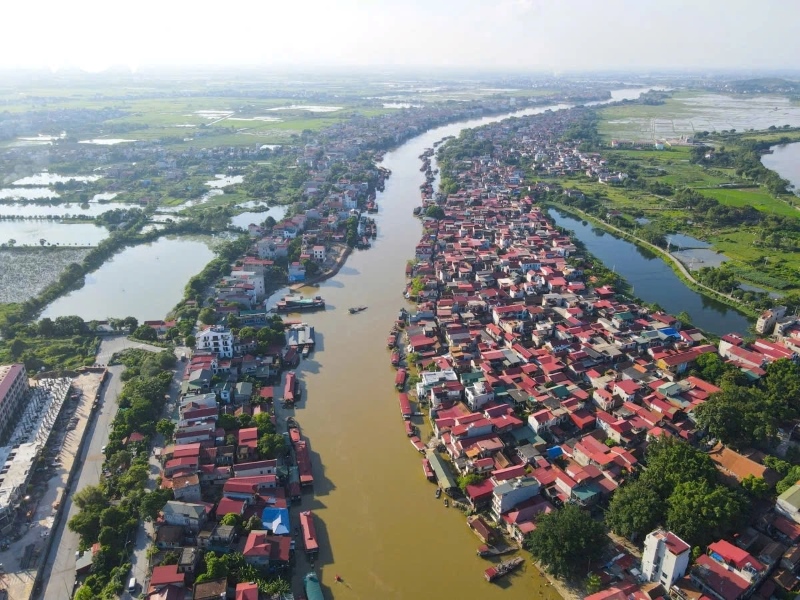 sông Cầu Bắc Ninh – vị trí quy hoạch cầu Vân Hà nối Bắc Ninh và Bắc Giang.
