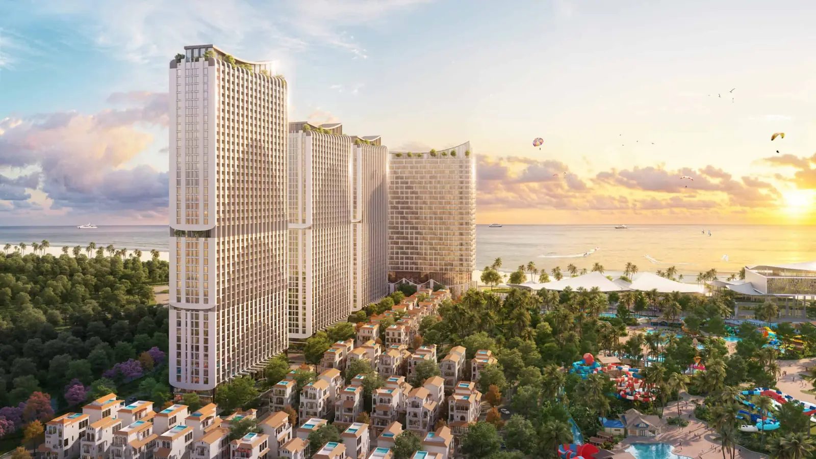 Beachtro Tower là gì? Tòa căn hộ mới của Blanca City Cụm tháp Beachtro Tower hướng biển trong tổng thể Blanca City Vũng Tàu