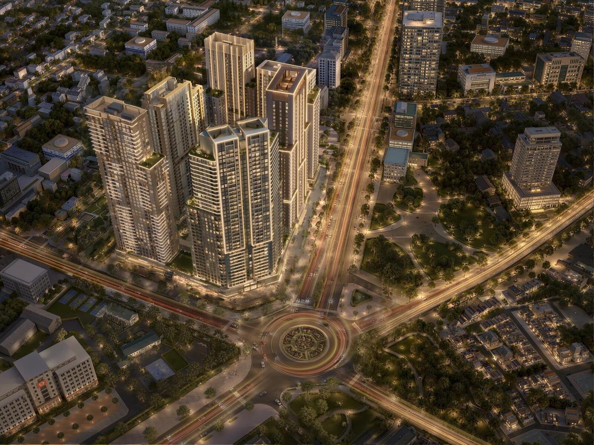 Sun Glory Residence là dự án nào? Phối cảnh tổ hợp Sun Glory Residence tại bùng binh Hải Quan, Vinh